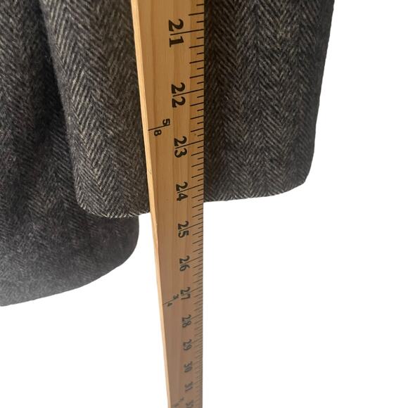 Robert Stock Men's Size 42 Grey Herrington Bone Camel Blend Grey 2 Button Blazer - Picture 11 of 11